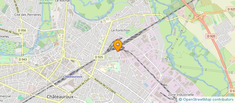 localisation de l'entreprise ASSOCIATION HOURANA à CHATEAUROUX