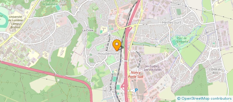 localisation de l'entreprise ASSOCIATION HOZ  HOUDEMONT