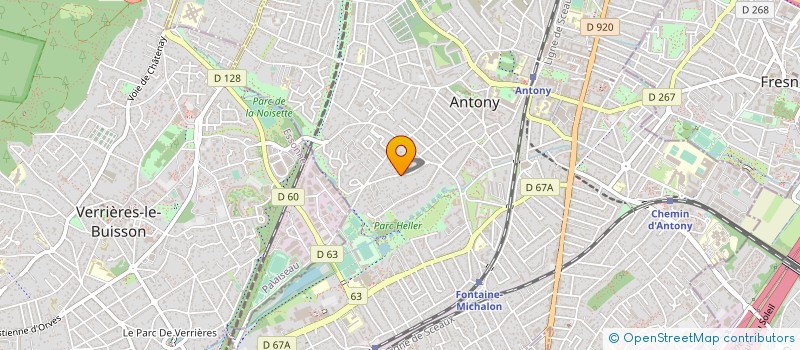 localisation de l'entreprise ASSOCIATION HUMANA à ANTONY