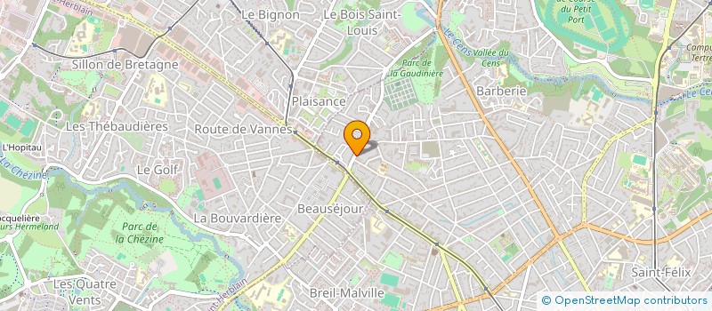 localisation de l'entreprise ASSOCIATION HUMANITAIRE ATRI. UNE FEMME, UNE ETOILE à NANTES
