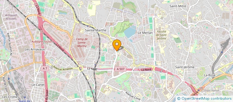 localisation de l'entreprise ASSOCIATION HUMANITAIRE DE SECOURS AUX AFFLIGES (AHSA) à MARSEILLE