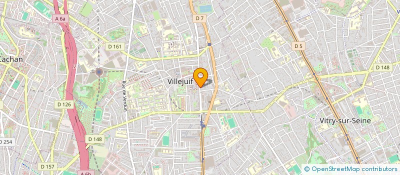 localisation de l'entreprise ASSOCIATION HUMANITAIRE DES RESSORTISSANTS DE MAGNIEKRO à VILLEJUIF