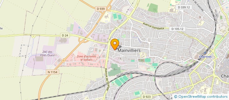 localisation de l'entreprise ASSOCIATION HUMANITAIRE DES YOUTUBEURS FRANCAIS (AHYF) à MAINVILLIERS