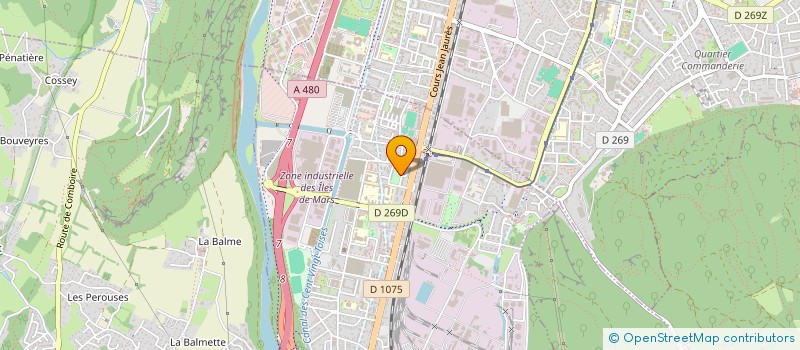 localisation de l'entreprise ASSOCIATION HUMANITAIRE ET DE COOPERATION FRANCO-MAROCAINE  LE PONT-DE-CLAIX