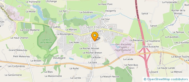 localisation de l'entreprise ASSOCIATION HUMANITAIRE GERARD CADET à SAINT-MARC-LE-BLANC
