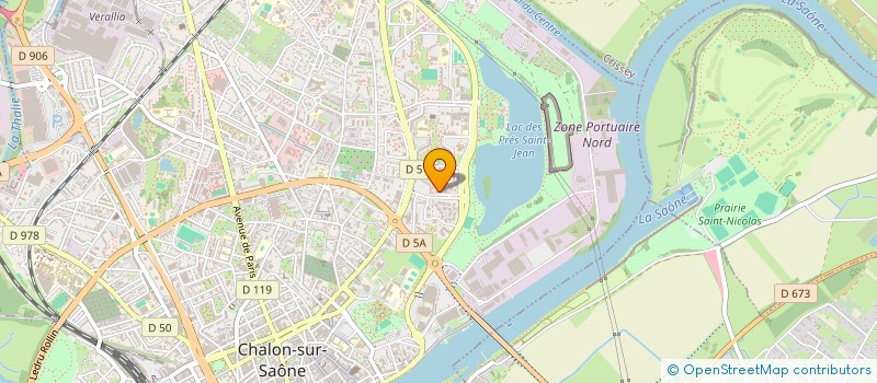 localisation de l'entreprise ASSOCIATION HUMANITAIRE LE SOURIRE à CHALON-SUR-SAONE