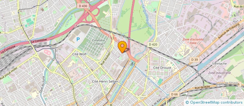 localisation de l'entreprise ASSOCIATION HUMANITAIRE NEYA CHARITY ONG INTERNATIONAL (FRANCE)  ILLZACH