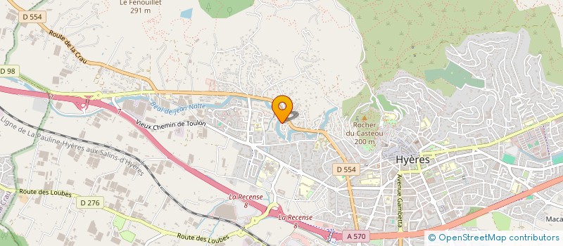 localisation de l'entreprise ASSOCIATION HUMANITAIRE SELKIS SANS FRONTIERE à HYERES