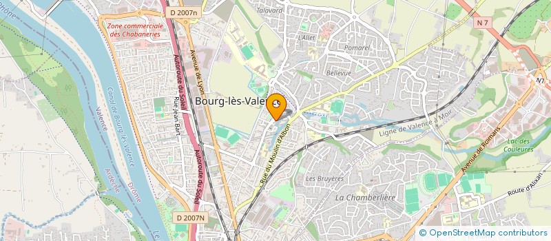 localisation de l'entreprise ASSOCIATION HUMANITAIRES TERRES ARMENIE à BOURG-LES-VALENCE