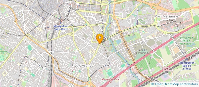 localisation de l'entreprise ASSOCIATION HUMANUX à MONTPELLIER