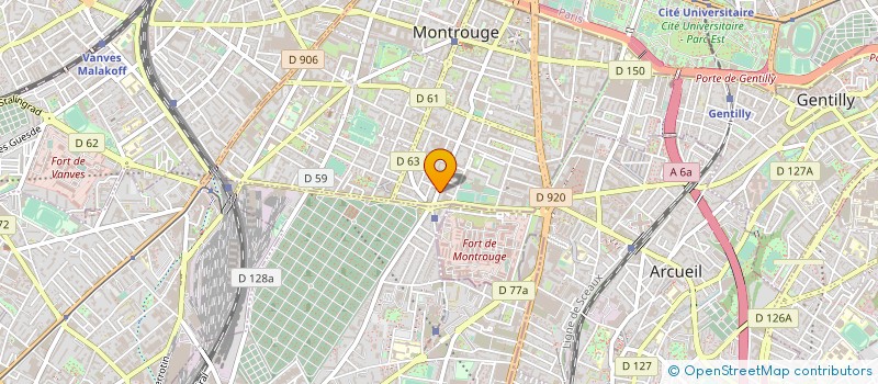 localisation de l'entreprise ASSOCIATION HUNTINGTON FRANCE à MONTROUGE