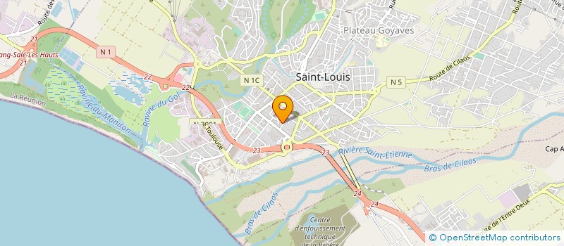 localisation de l'entreprise ASSOCIATION HYGIENE ET ENVIRONNEMENT à SAINT-LOUIS
