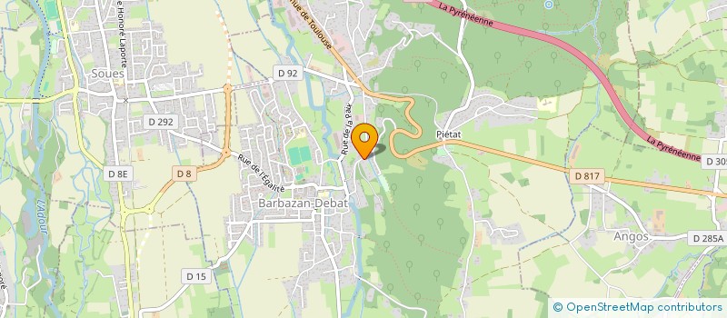 localisation de l'entreprise ASSOCIATION HYMAI 65  SAINT-PAUL