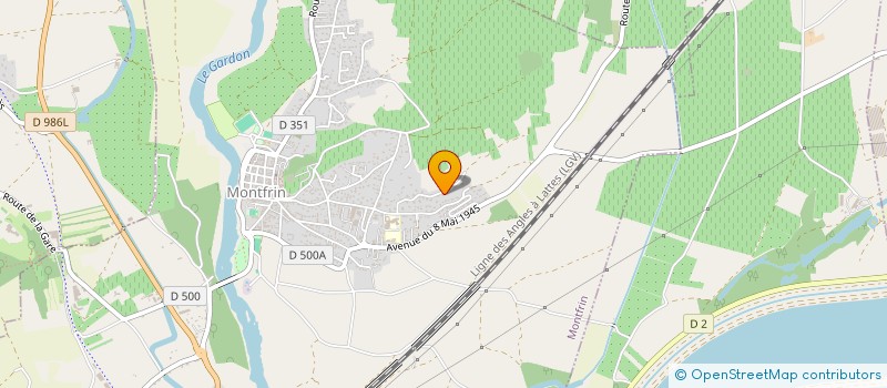 localisation de l'entreprise ASSOCIATION HYPE  MONTFRIN