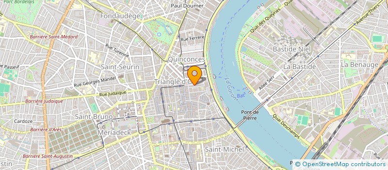 localisation de l'entreprise ASSOCIATION I.COM à BORDEAUX