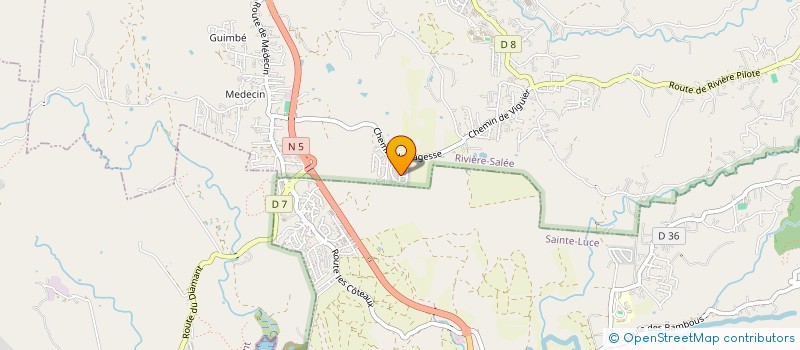 localisation de l'entreprise ASSOCIATION  I  COM  INSER  RIVIERE-SALEE