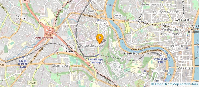 localisation de l'entreprise ASSOCIATION I2L  LYON