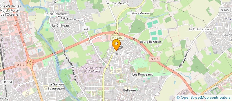 localisation de l'entreprise ASSOCIATION IBOR-K à COULAINES