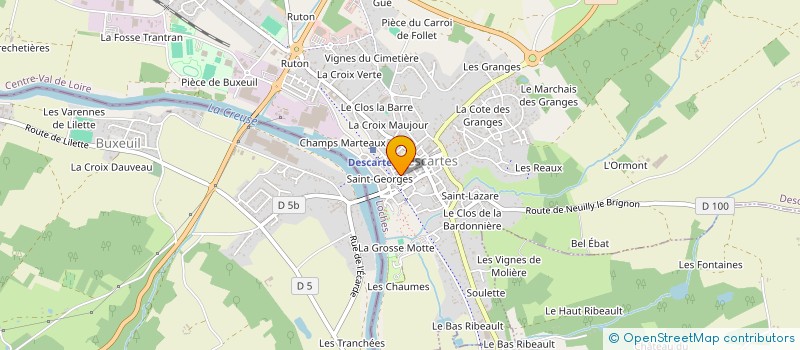 localisation de l'entreprise ASSOCIATION ICAR  DESCARTES