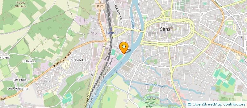 localisation de l'entreprise ASSOCIATION ICARDELANNE à SENS