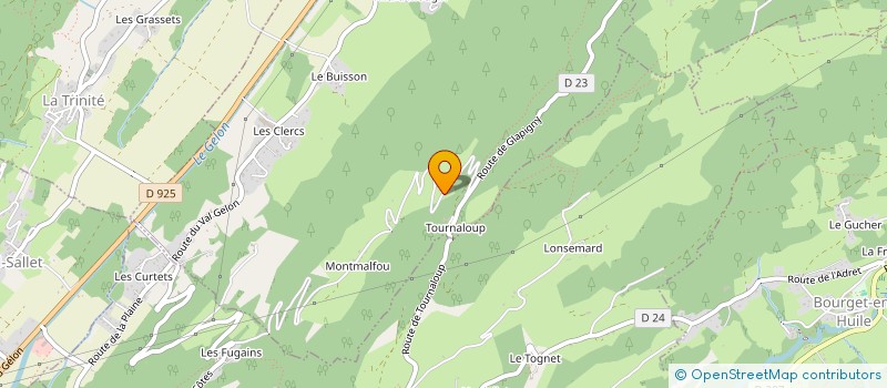 localisation de l'entreprise ASSOCIATION ICCHA YOGA  VILLARD-LEGER