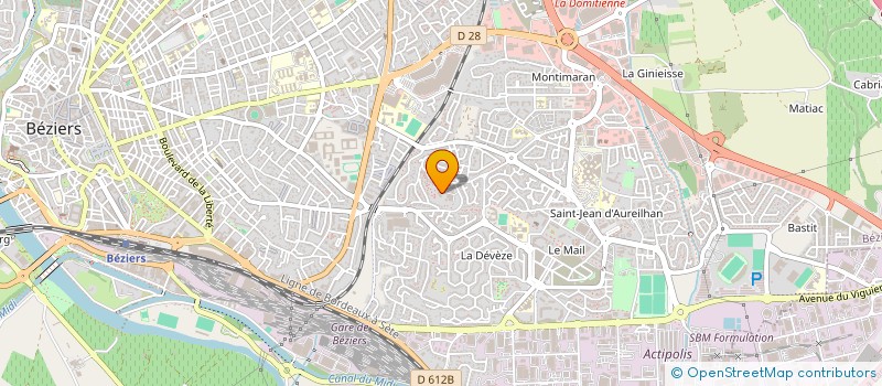 localisation de l'entreprise ASSOCIATION ICLIL à BEZIERS