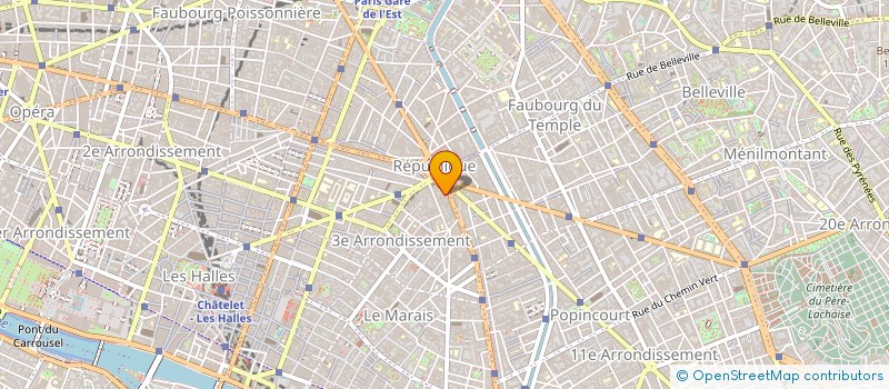 localisation de l'entreprise ASSOCIATION ICS BEGUE à PARIS