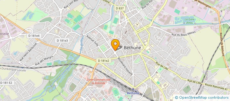 localisation de l'entreprise ASSOCIATION IDEES CHOUETTES à BETHUNE