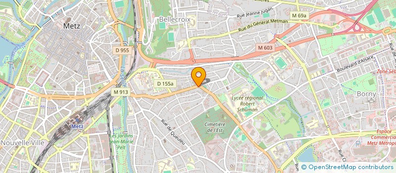 localisation de l'entreprise ASSOCIATION IDENTITAS à METZ