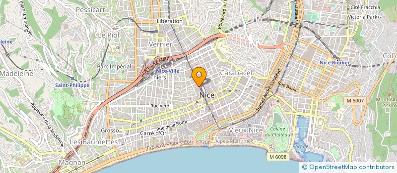 localisation de l'entreprise ASSOCIATION IES ABROAD NICE à NICE