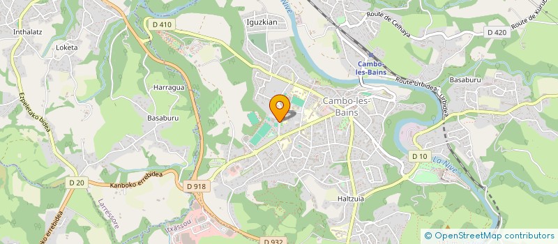 localisation de l'entreprise ASSOCIATION IKASTOLAKOAK  CAMBO-LES-BAINS