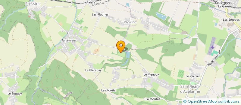 localisation de l'entreprise ASSOCIATION IKEBANA PRESSINS  PRESSINS