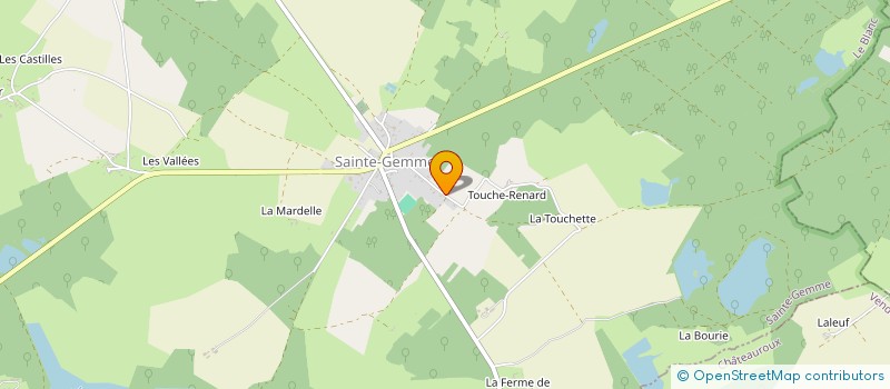 localisation de l'entreprise ASSOCIATION IL ETAIT UNE FERME EN BRENNE ... à SAINTE-GEMME