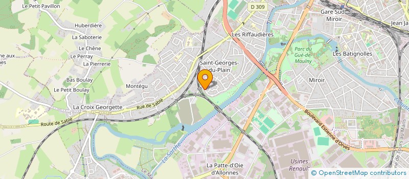 localisation de l'entreprise ASSOCIATION ILE AUX PLANCHES  LE MANS