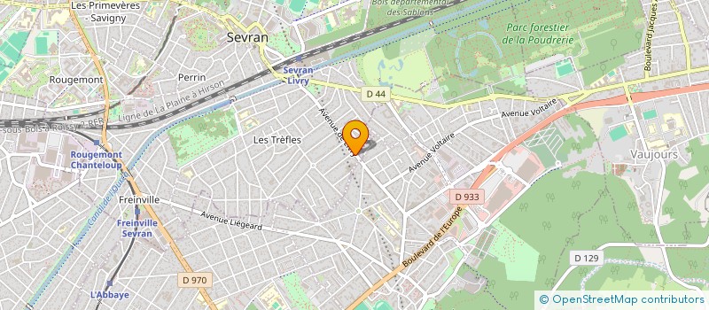 localisation de l'entreprise ASSOCIATION ILE DE FRANCE ANIMATION à SEVRAN