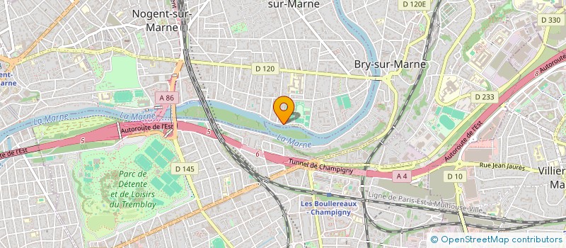 localisation de l'entreprise ASSOCIATION ILE DE LA PAIX  66  LE PERREUX-SUR-MARNE