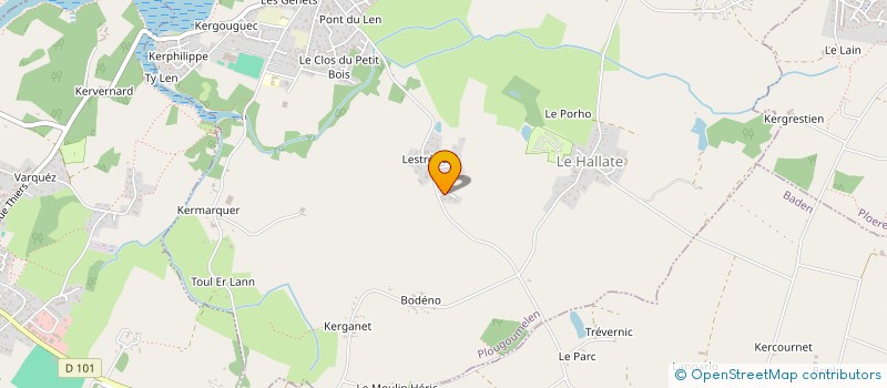 localisation de l'entreprise ASSOCIATION ILE ET RIVIERES à PLOUGOUMELEN