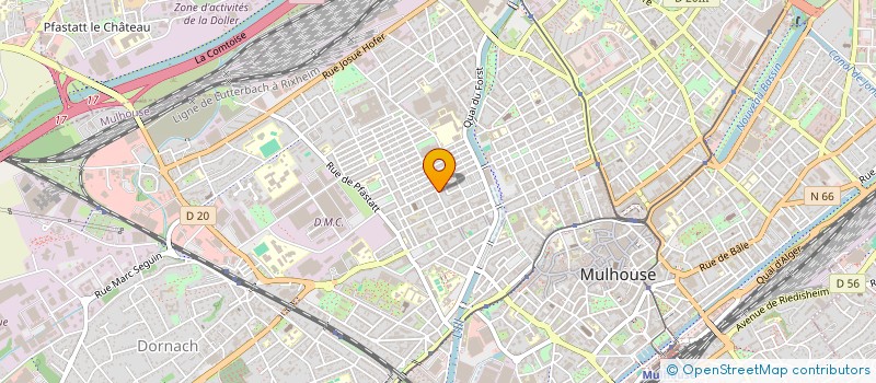 localisation de l'entreprise ASSOCIATION ILIRIDA  MULHOUSE