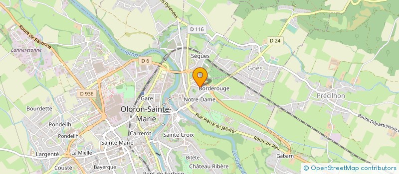 localisation de l'entreprise ASSOCIATION ILUROCK  OLORON-SAINTE-MARIE