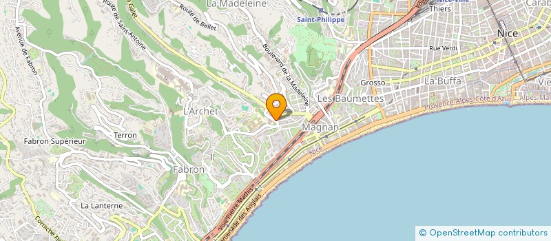 localisation de l'entreprise ASSOCIATION IMAGE ET DECOUVERTES à NICE