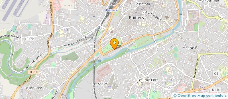 localisation de l'entreprise ASSOCIATION IMAGES DE MARQUES à POITIERS
