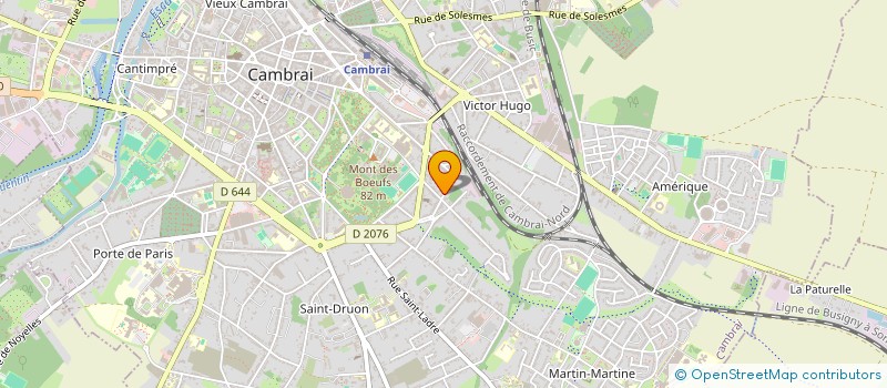 localisation de l'entreprise ASSOCIATION IMAGINE STUDIO  CAMBRAI