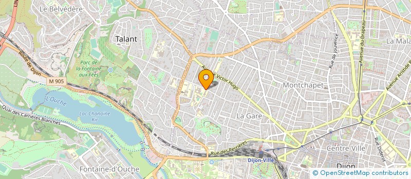 localisation de l'entreprise ASSOCIATION IMMOBILIERE  DIJON