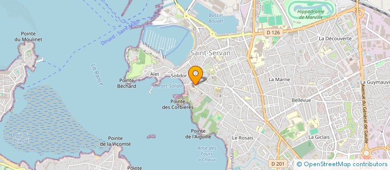 localisation de l'entreprise ASSOCIATION IMMOBILIERE D'ALETH  SAINT-MALO