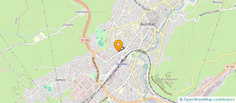 localisation de l'entreprise ASSOCIATION IMMOBILIERE D BEL AIR à AURILLAC