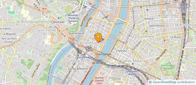 localisation de l'entreprise ASSOCIATION IMMOBILIERE DE SAINTE CROIX à LYON