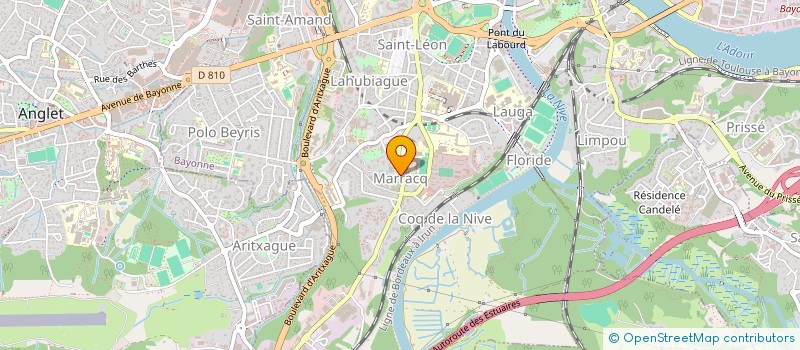 localisation de l'entreprise ASSOCIATION IMMOBILIERE LARGENTE à BAYONNE