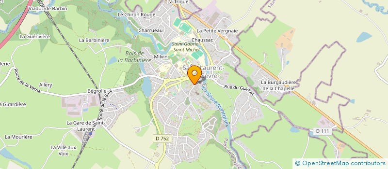 localisation de l'entreprise ASSOCIATION IMMOBILIERE MONTFORTAINE à SAINT-LAURENT-SUR-SEVRE