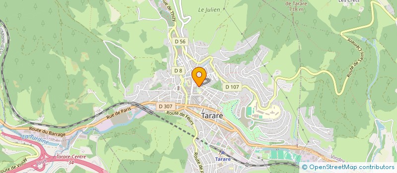 localisation de l'entreprise ASSOCIATION IMMOBILIERE RADISSON  TARARE
