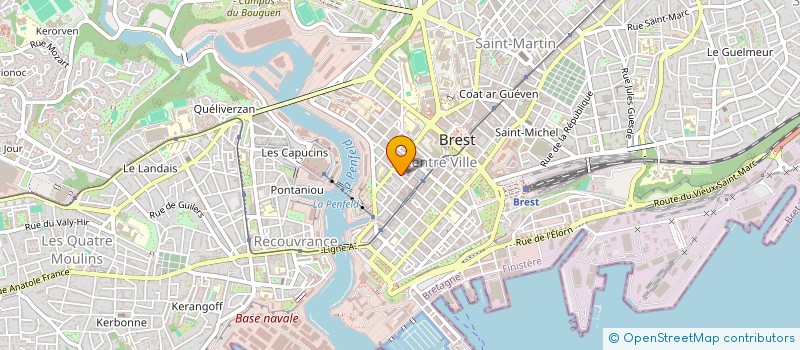 localisation de l'entreprise ASSOCIATION IMMOBILIERE SAINT LOUIS  QUIMPER